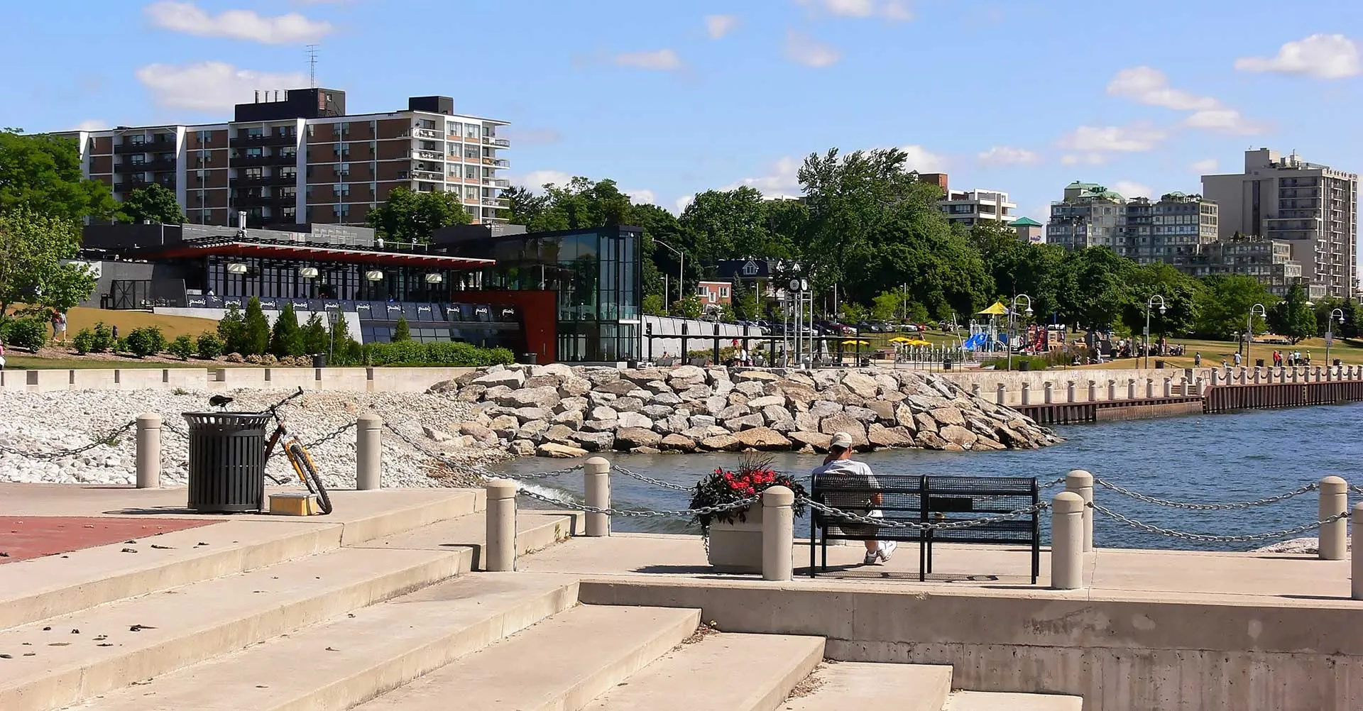 Burlington waterfront, part of the Halton market this page covers
