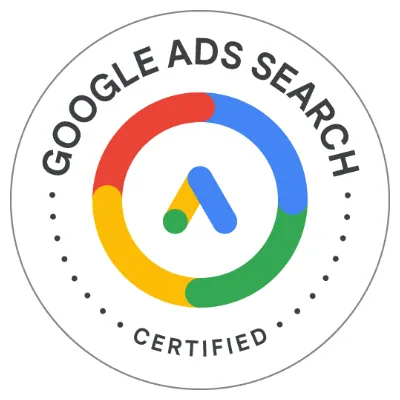 Google Ads Search certification badge