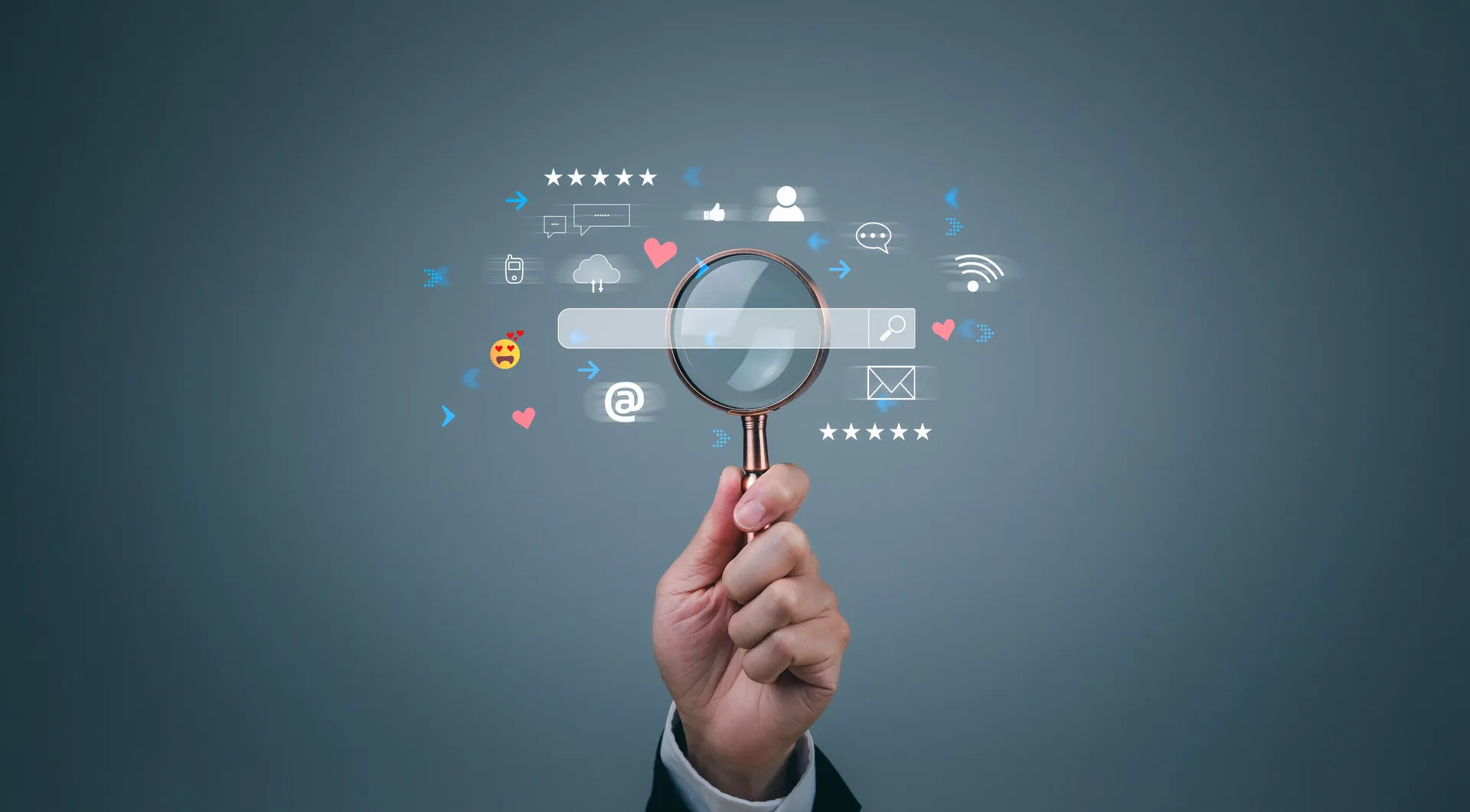 Diagram of the different types of SEO: on-page, off-page, technical and local